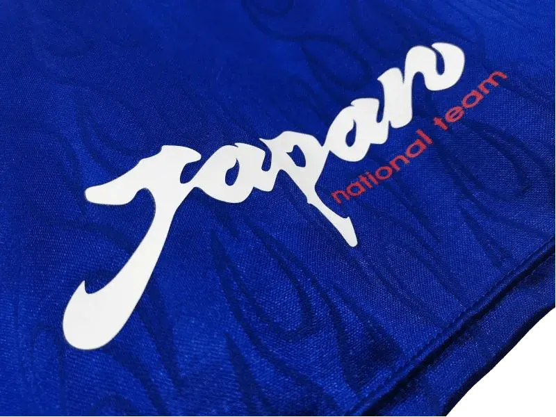 1998 Japan Home Blue Jersey Fan Edition flame sleeves authenticity vintage care royal blue quality