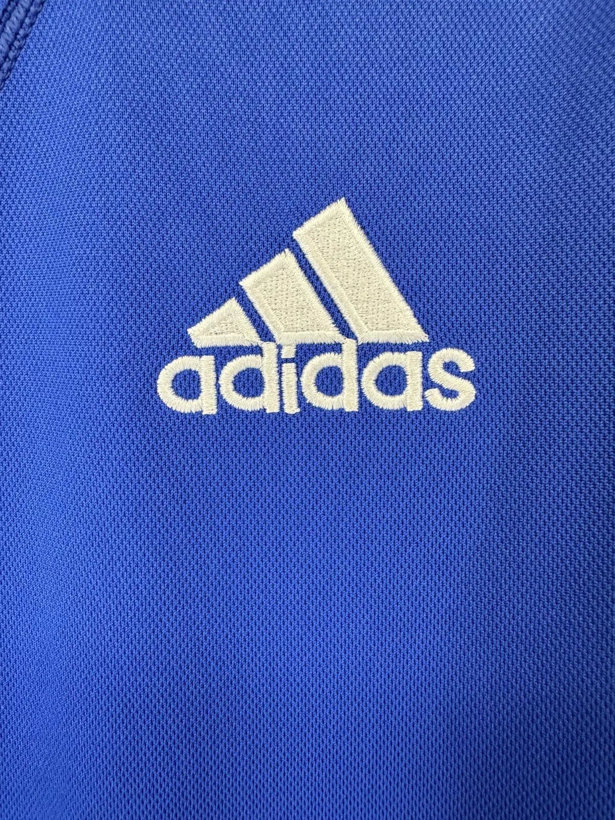 Japan Home Jersey 2000 red flame sleeve graphics JFA crest embroidered early 2000s design detail