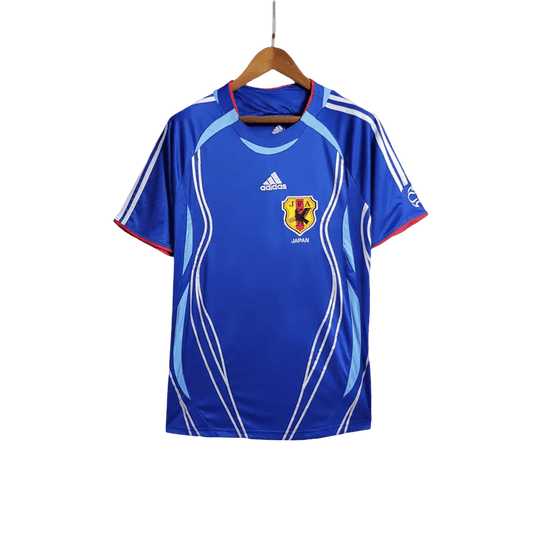 Japan home jersey 2006 retro blue sword temper pattern germany world cup nakamura tamada samurai design NIPPONKITS Store