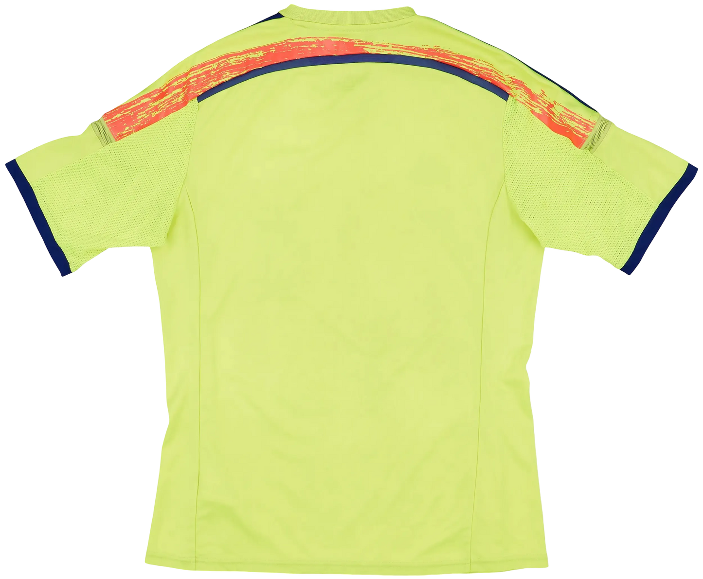 Yellow Japan Soccer Jersey 2014 with blue trim – NipponKits