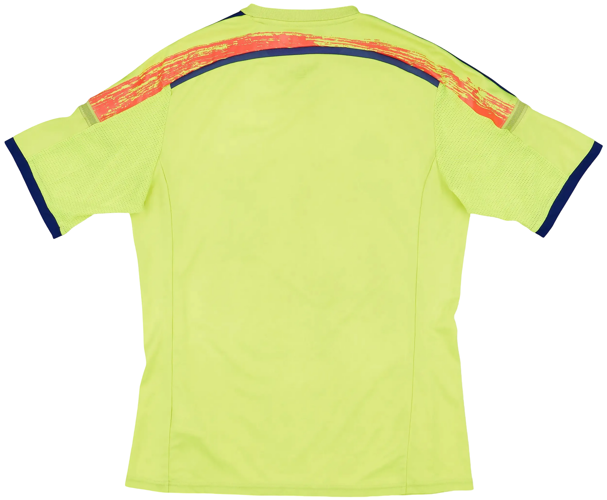 Yellow Japan Soccer Jersey 2014 with blue trim – NipponKits
