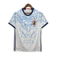 2016 Japan Dragon Ball White Jersey anime football fusion Goku Blue concept design front view
