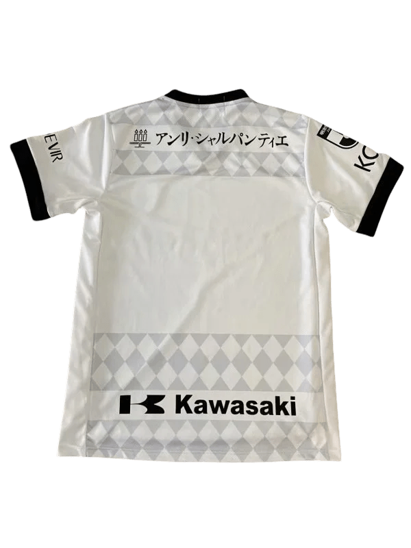 White vissel kobe jersey iniesta design authentic asics construction heritage quality NIPPONKITS