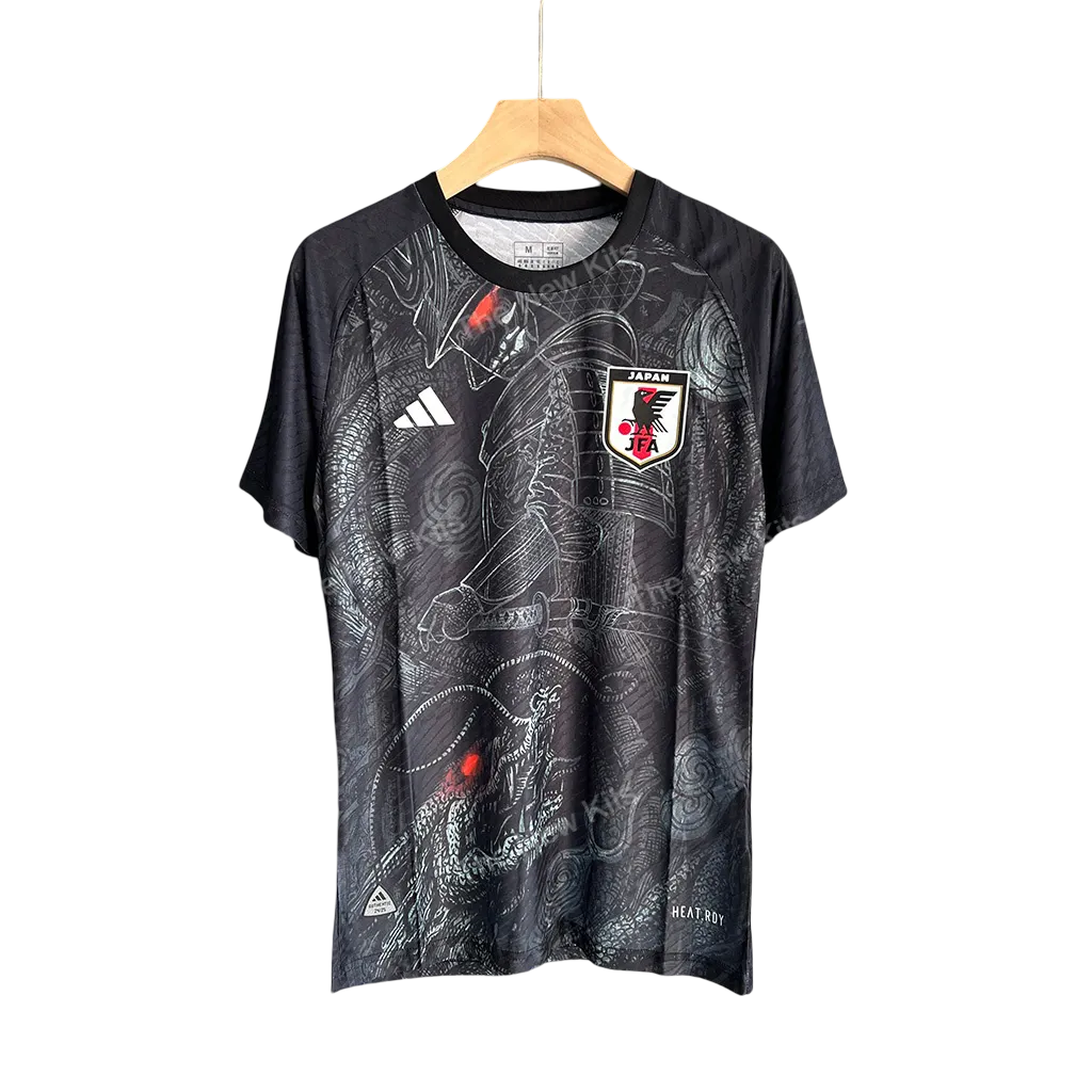 Japan SAMURAI BLACK Jersey front view – NipponKits