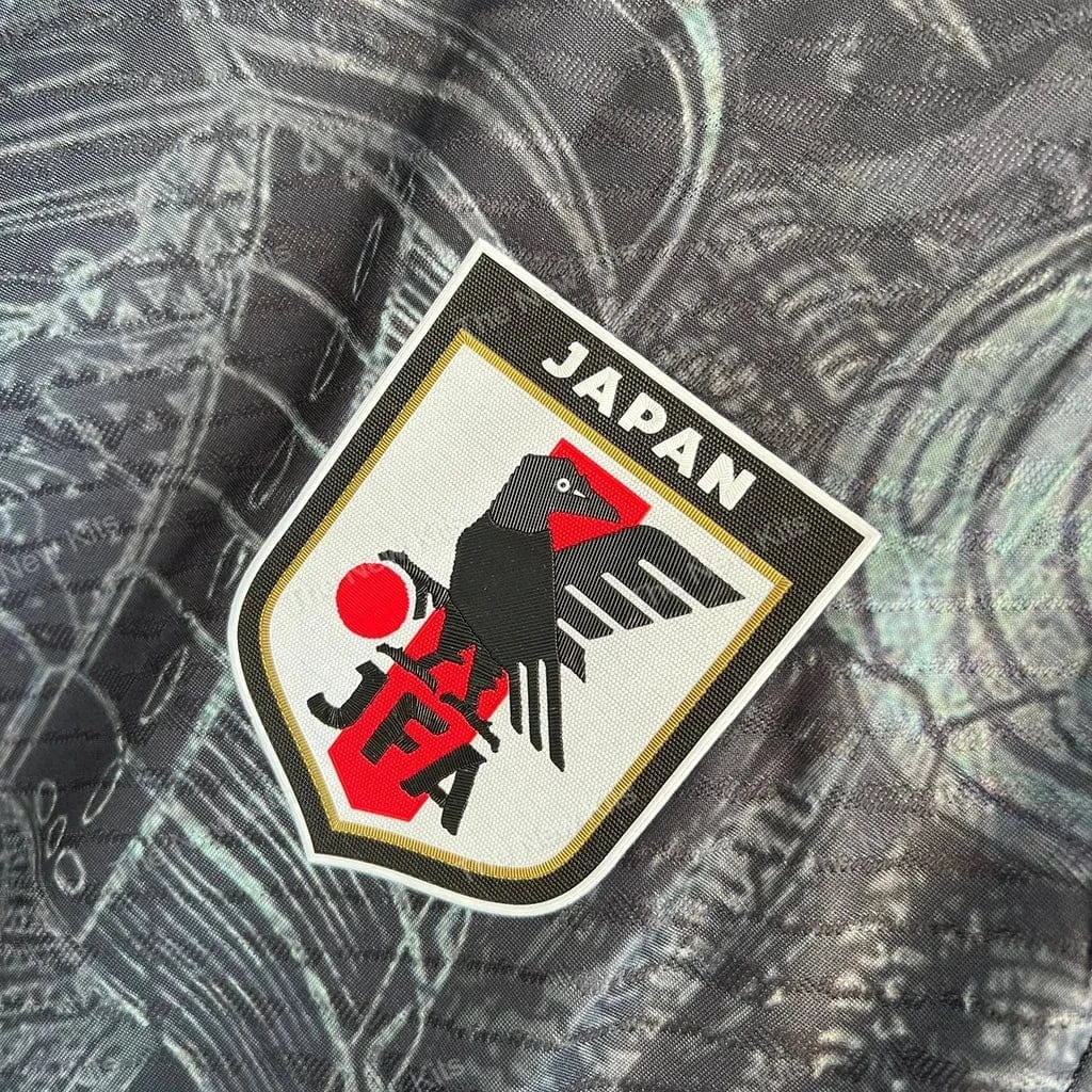 Japan Samurai Football Kit in all black – NipponKits