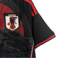 Split color black and red Japan soccer kit – NipponKits