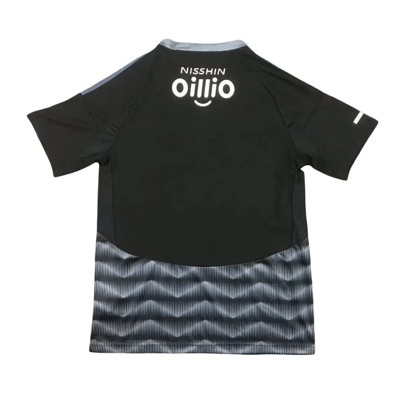 J league jersey Yokohama F Marinos 2024 third gray authentic wave pattern maritime