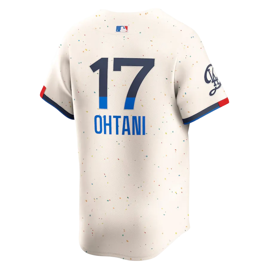 Shohei Ohtani City Connect jersey cream Dodgers number 17 premium NIPPONKITS