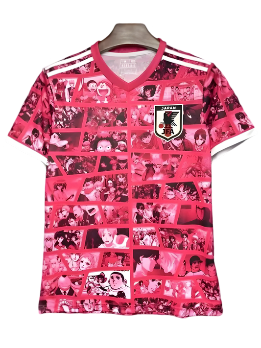 Mangas Red Japan Anime Soccer Jersey by NipponKits