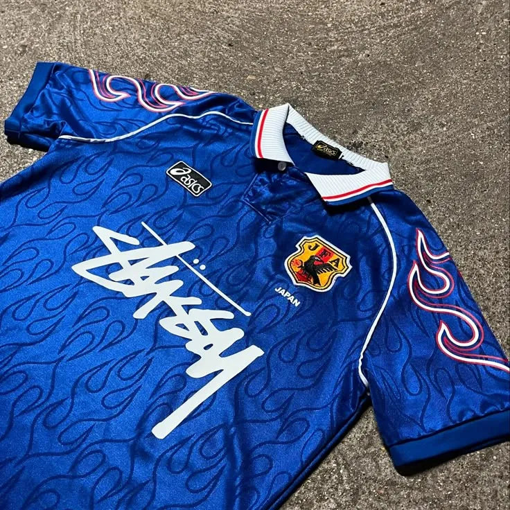 Retro Y3 Japan Football Kit seen on customer, showing premium quality from NipponKits