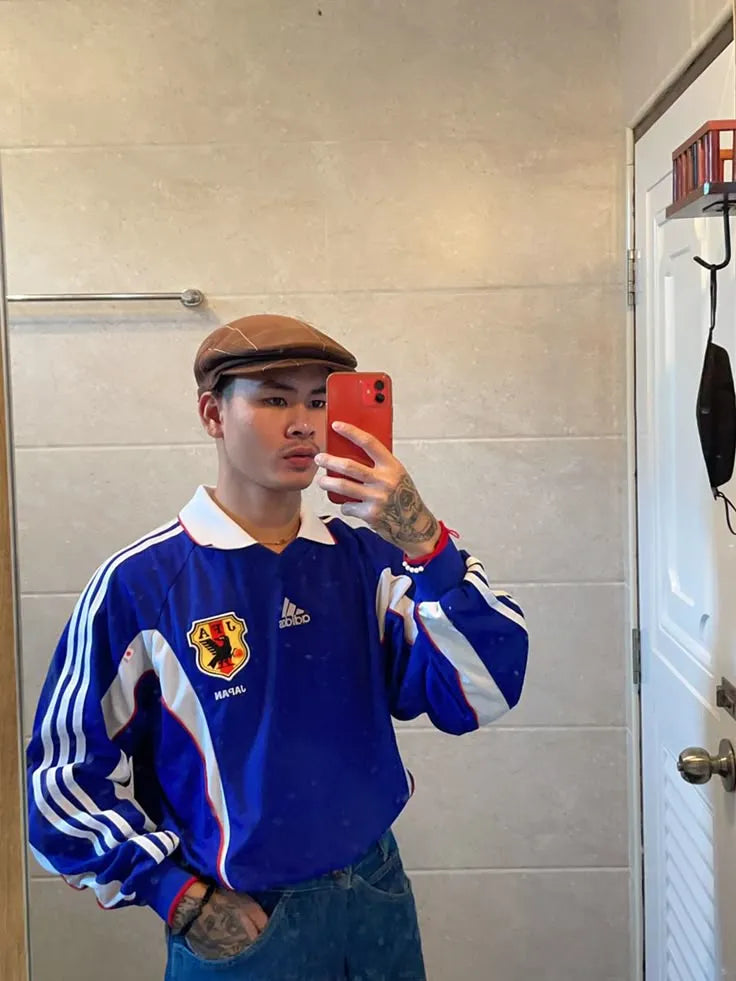 User showing off their Mystery Box jersey from NipponKits Store in perfect fit