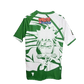 Premium anime soccer jersey featuring Real Betis green stripes with Naruto integration and authentic La Liga construction