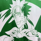 Authentic Real Betis Naruto collaboration with verde y blanco design, anime character elements, and soccer jersey standards