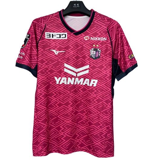 Cerezo Osaka 2025/26 Home Football Jersey pink and navy