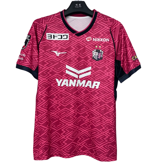 Cerezo Osaka 2025/26 Home Football Jersey pink and navy