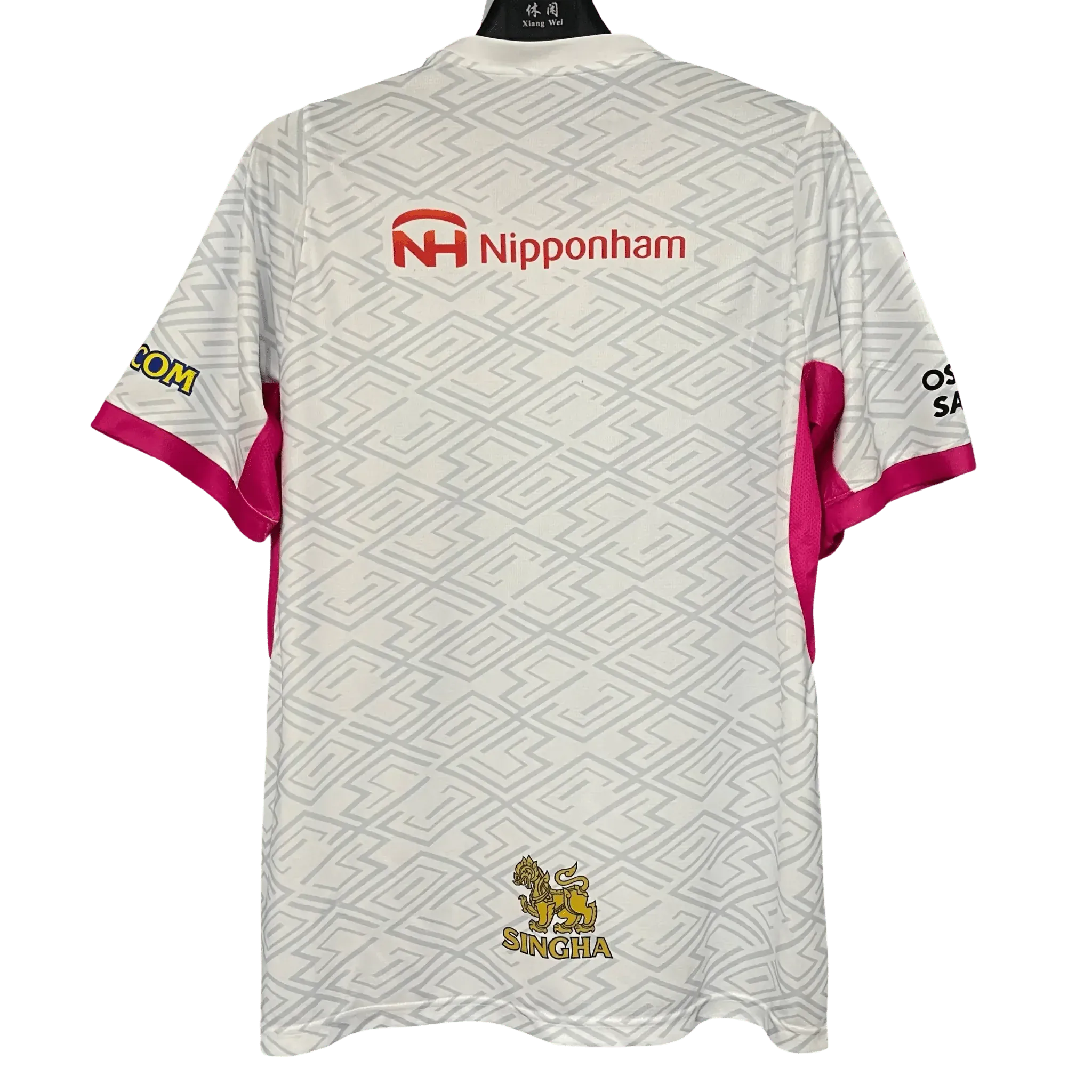 Cerezo Osaka 2025/26 Away Jersey back view sponsors Nipponham and Singha