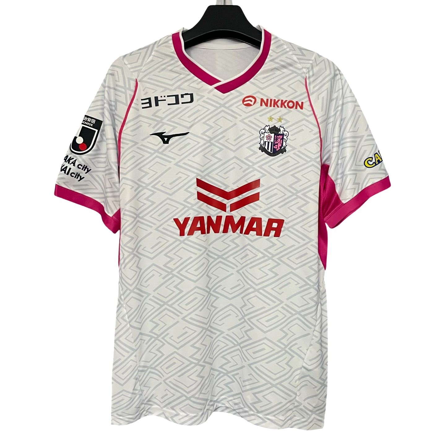 Cerezo Osaka 2025/26 Away Football Jersey white and pink