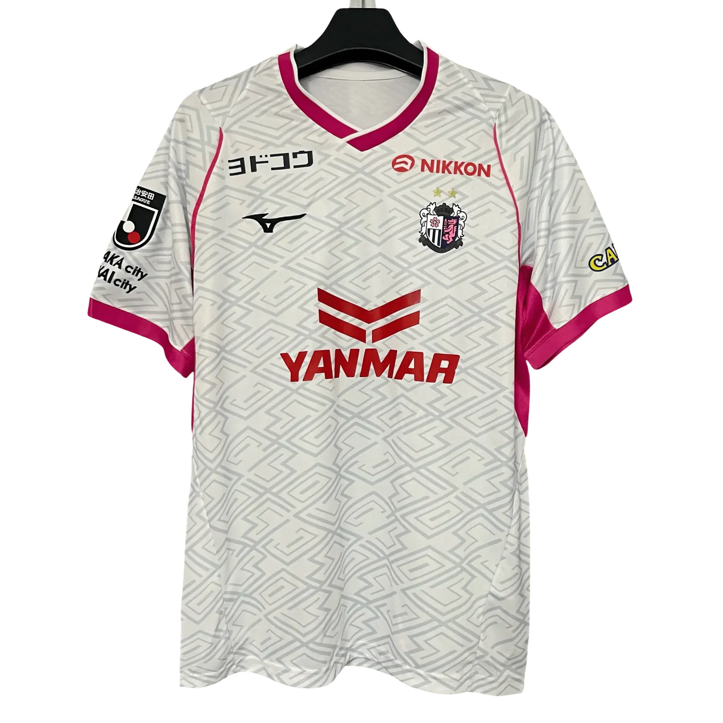 Cerezo Osaka 2025/26 Away Football Jersey white and pink