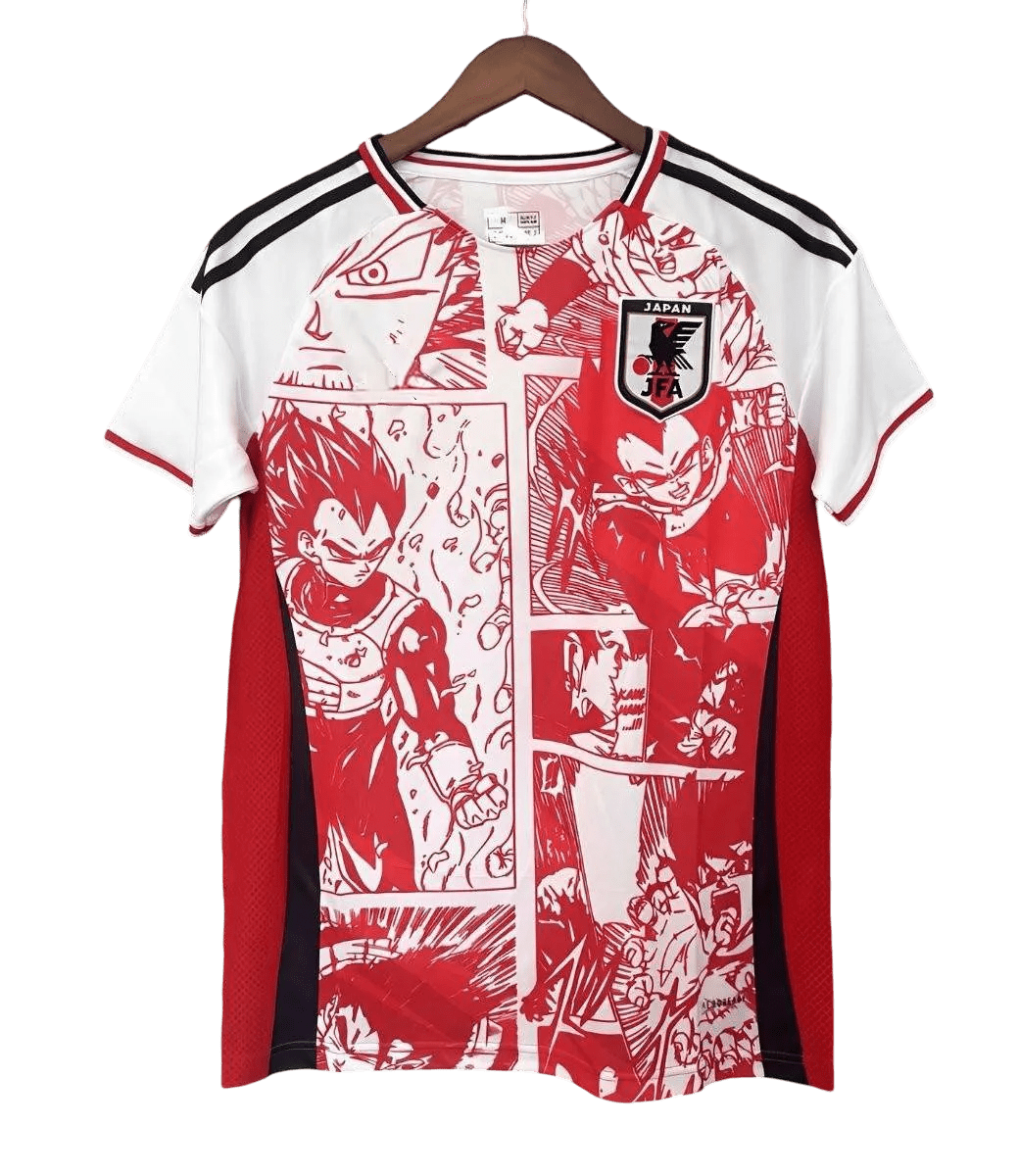 Dragon Ball Manga Jersey - Red and White Design