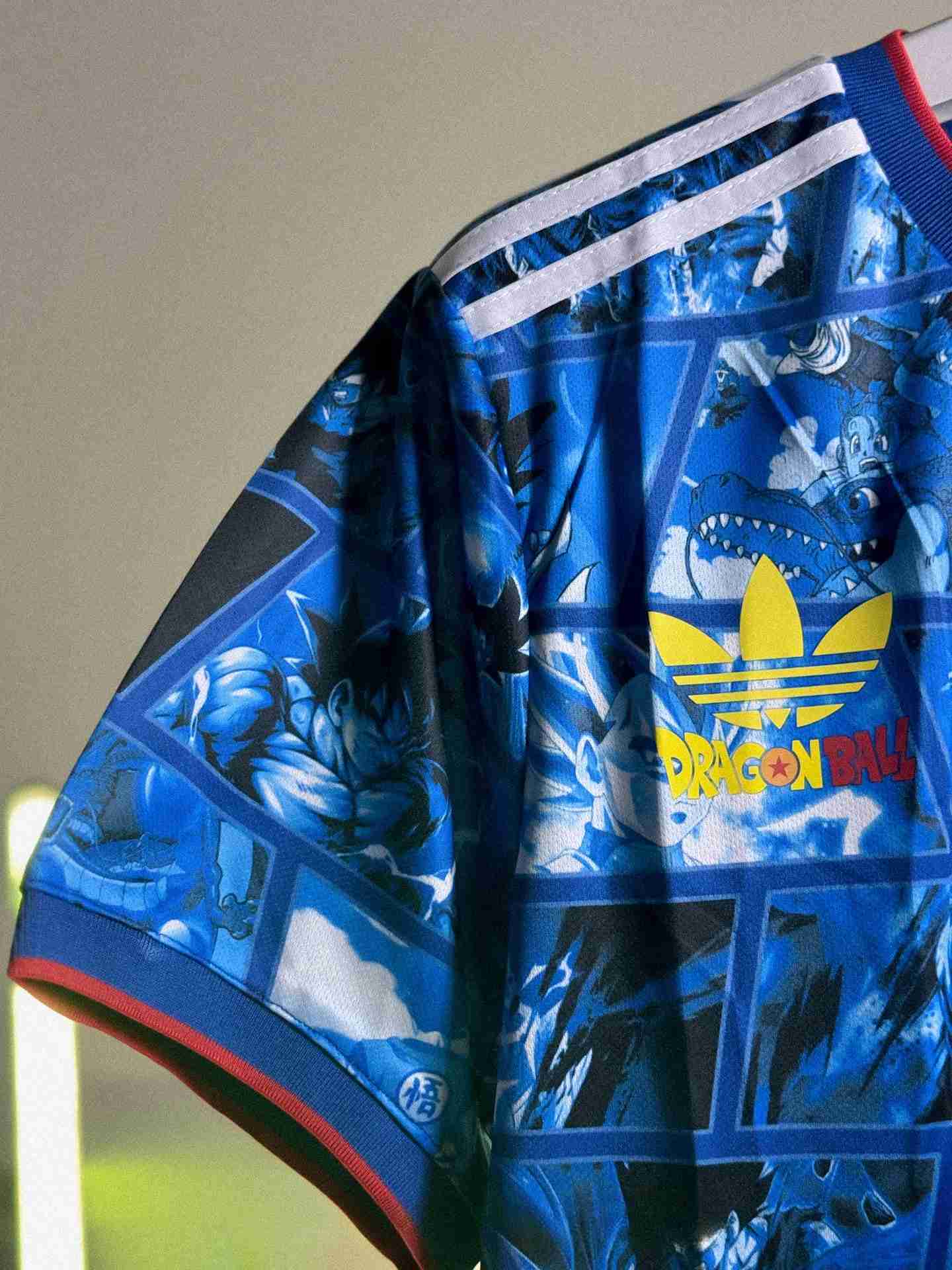 Japan Dragon Ball Blue Jersey - Manga Comic Design zoom logo