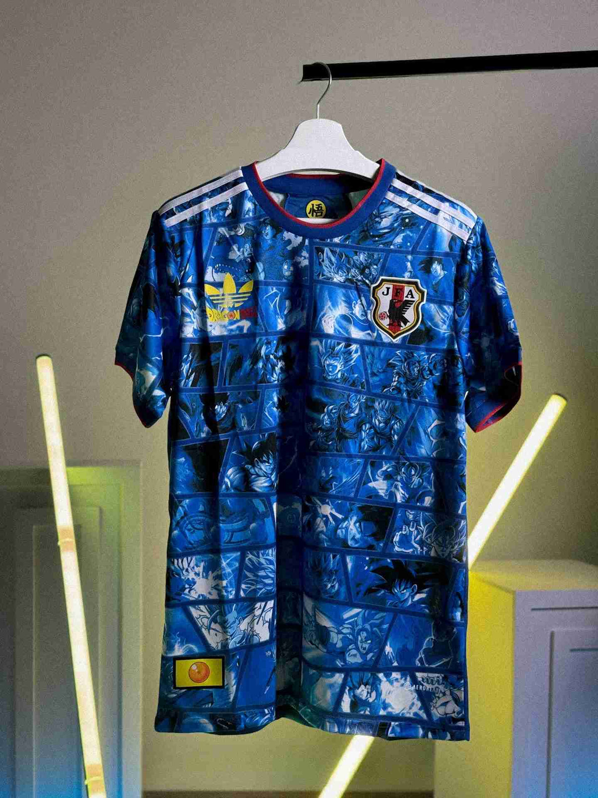 Japan Dragon Ball Blue Jersey - Manga Comic Design Front