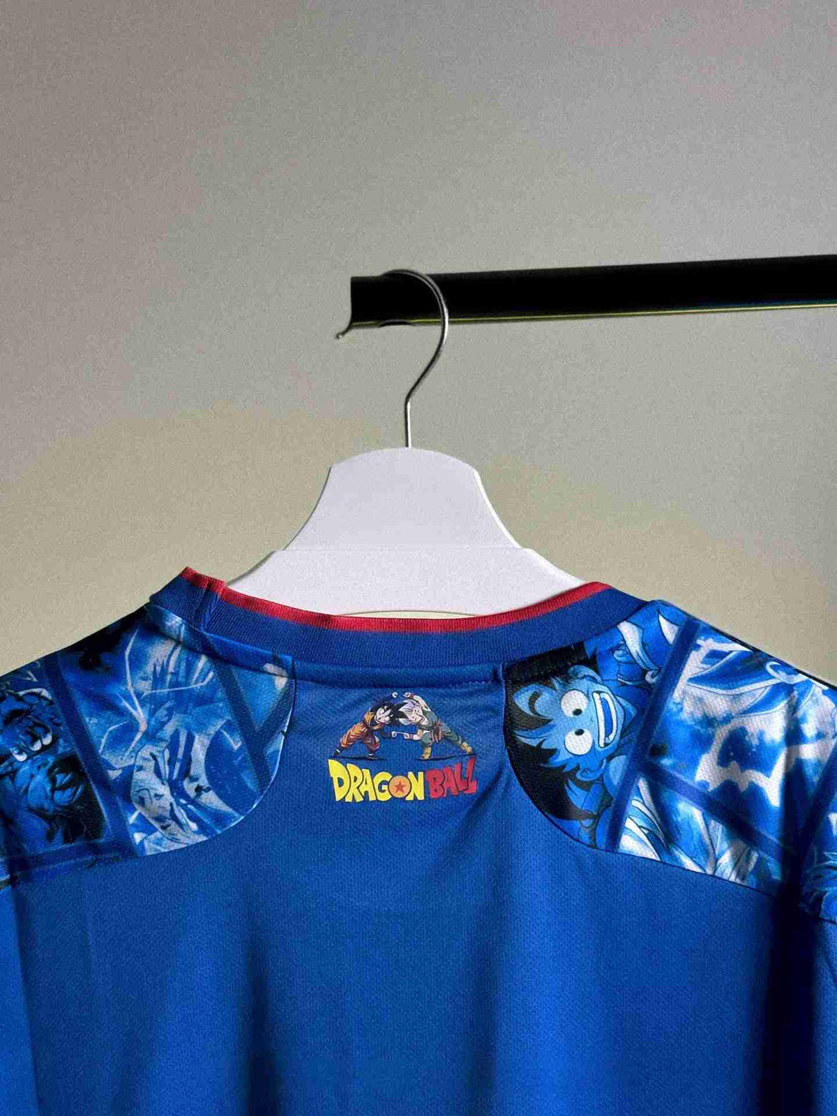 Japan Dragon Ball Blue Jersey - Manga Comic Design Back logo