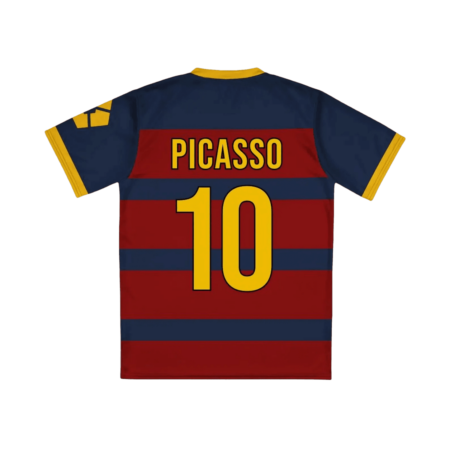FC Barcha Jersey – Blue Lock with 'PICASSO' and number '10' on a white background