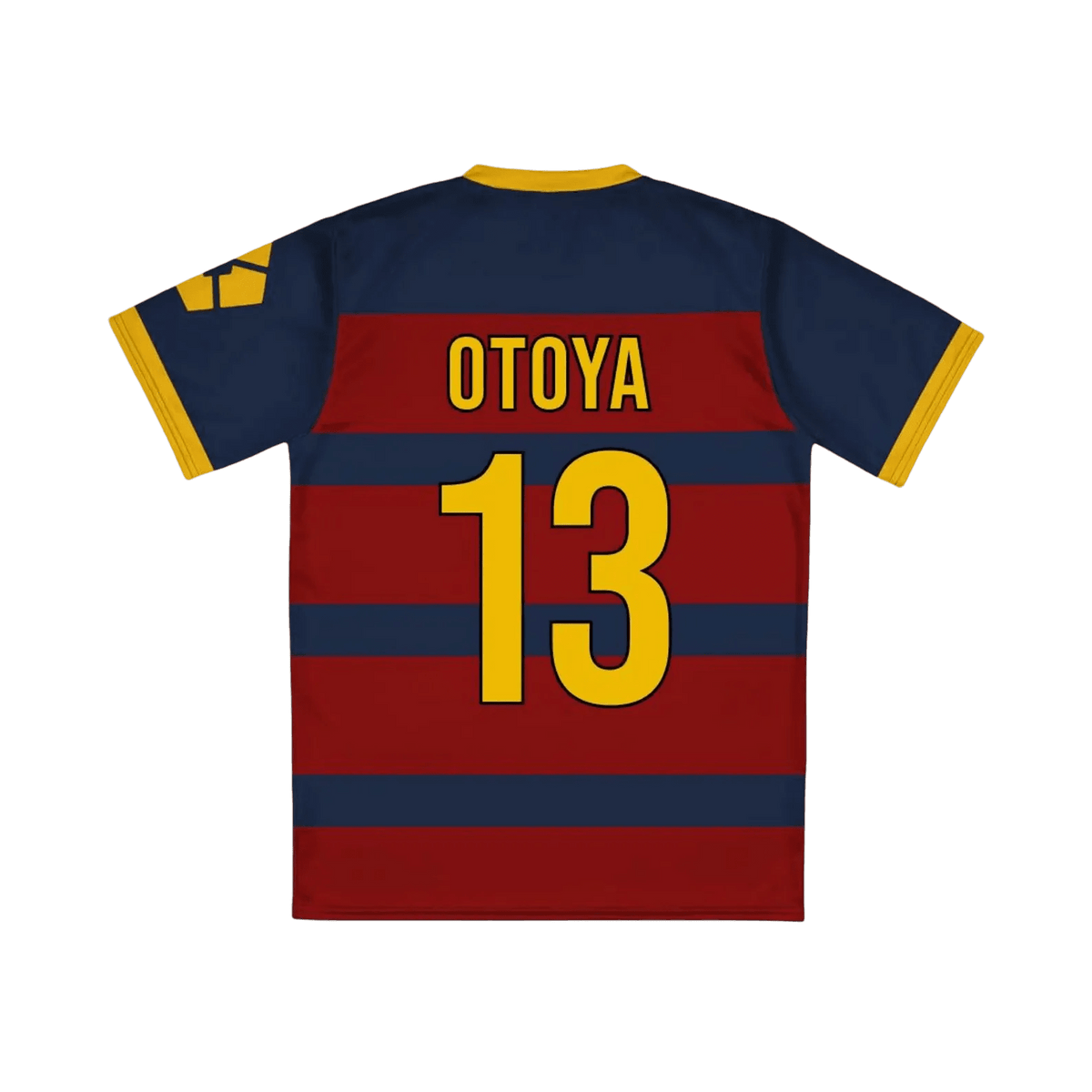 FC Barcha Jersey – Blue Lock with 'Otoya' and number '13' on a white background