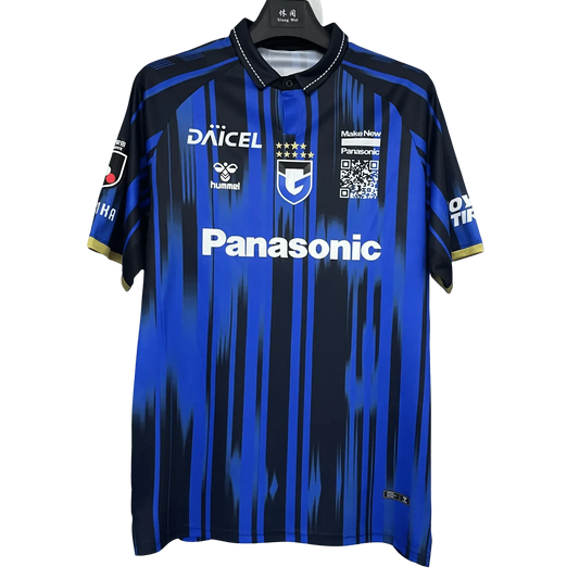 Gamba Osaka 2025/26 Home Football Jersey blue and black