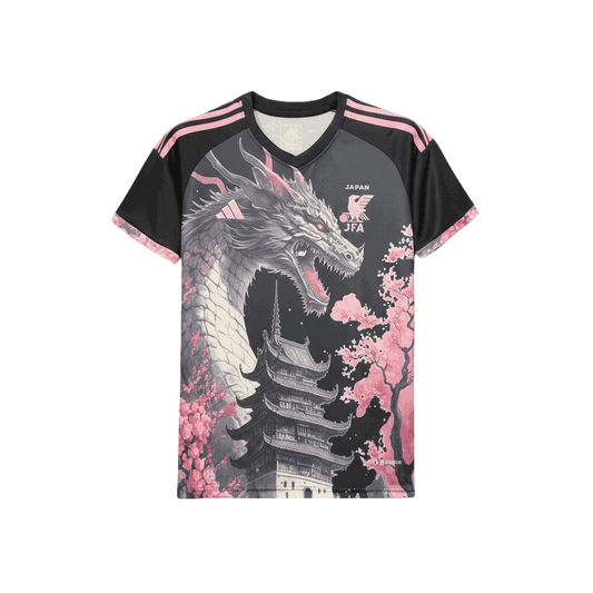 Japan Dragon Jersey Pink and Black Edition