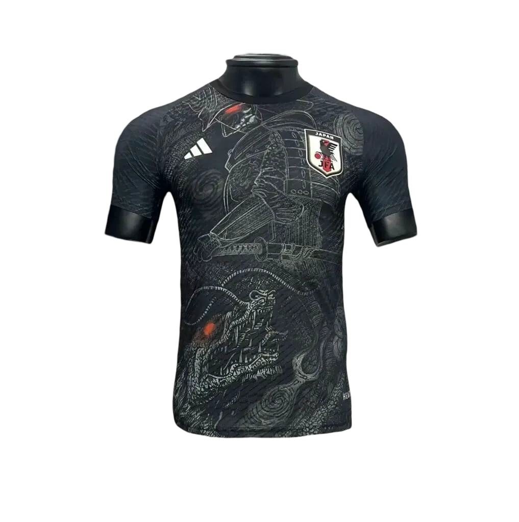 JAPAN Black Demon Jersey front view – NipponKits