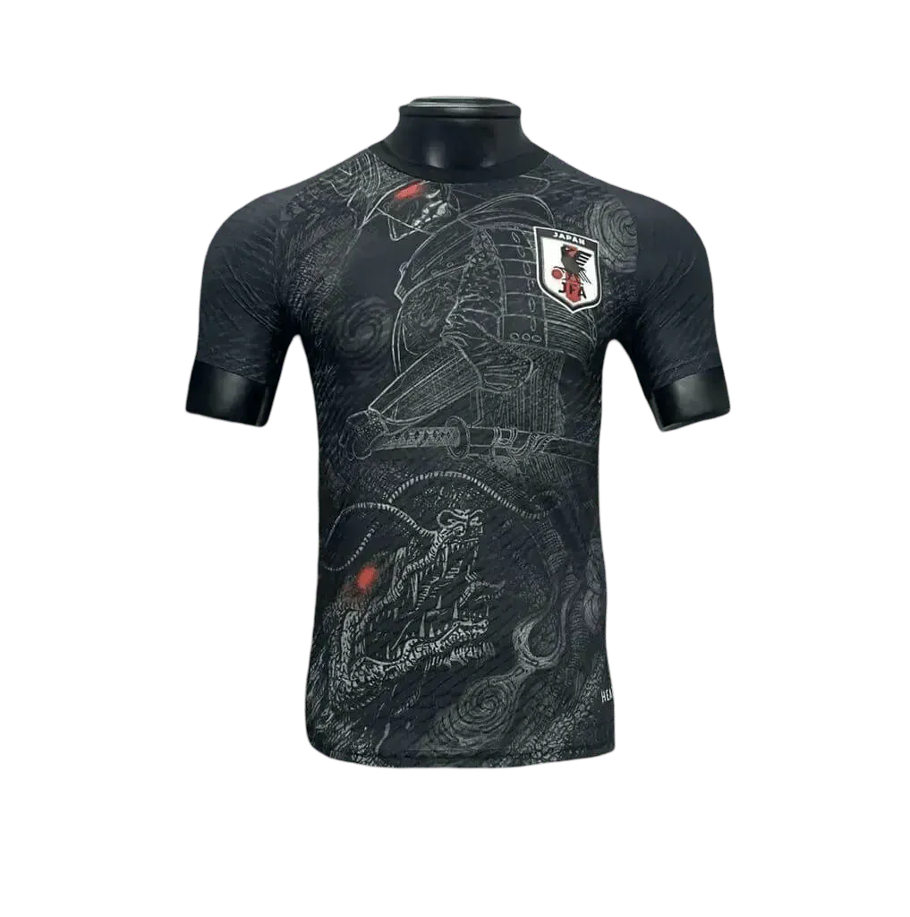 JAPAN Black Demon Jersey front view – NipponKits
