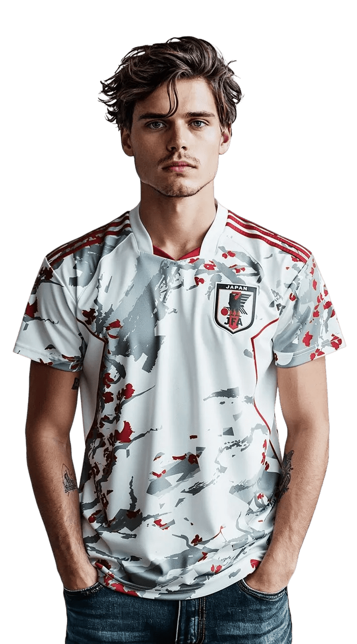 Japan KOYO Concept Jersey – Special Edition Football Shirt Worn by Model