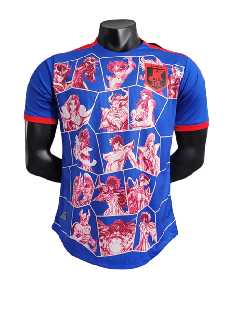 JAPAN "SAINT-SEIYA" BLUE JERSEY - Japan Soccer Jersey by NipponKits