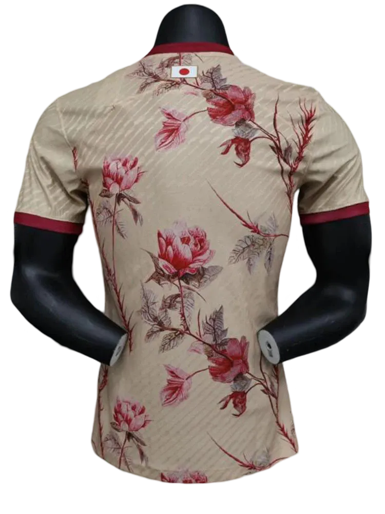 Japan Flower Soccer Jersey Sakura Beige by NipponKits