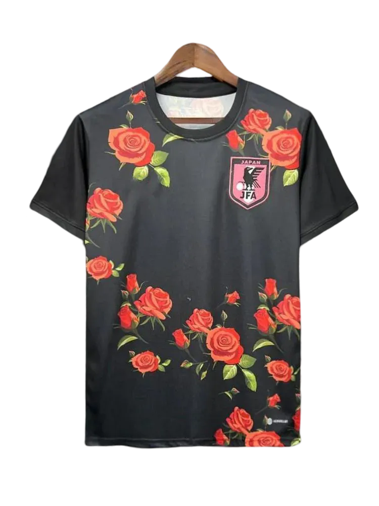 JAPAN "SAKURA" BLACK JERSEY - Japan Special Kits by NipponKits
