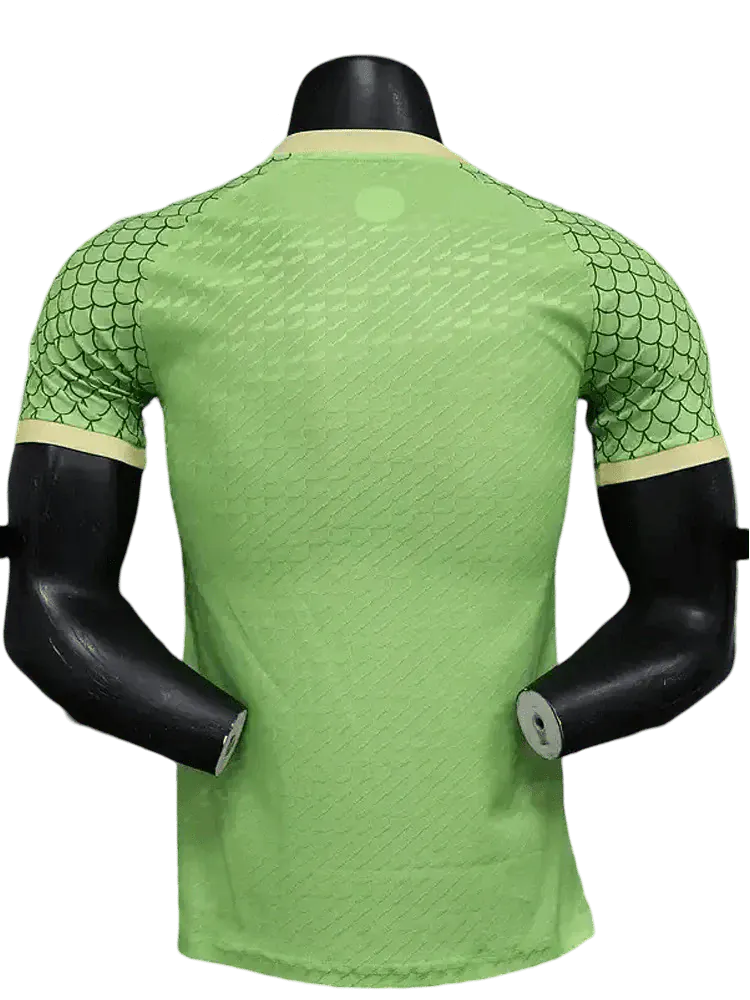 Goku soccer jersey featuring Shenron dragon background and anime print