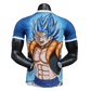 Gogeta Dragon Ball Blue Jersey with Super Saiyan Blue artwork and JFA crest