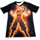 Japan Goku lightning jersey featuring orange electrical effects and storm energy across black fabric by NipponKits Store