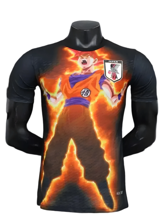 JAPAN x DRAGON BALL Z "GOKU SUPER SAIYAN" JERSEY - Japan Soccer Jersey by NipponKits