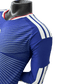 Japan 2026 world cup kit player edition long sleeve worn on athlete showing athletic cut fit and sleeve length