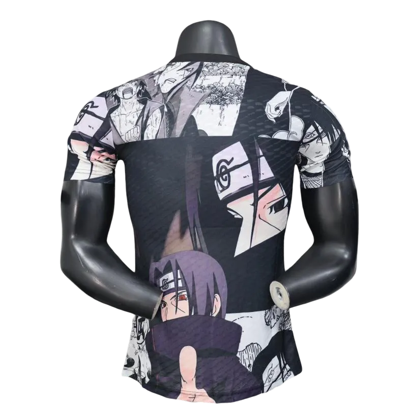 Naruto Soccer Jersey with red cloud patterns – NipponKits