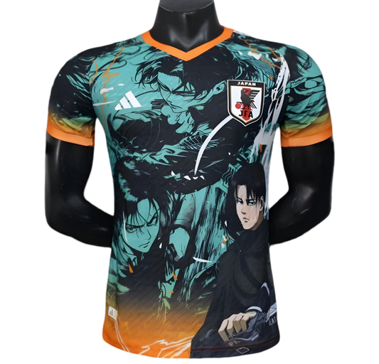 Attack on Titan Japan Anime Soccer Jersey front view – NipponKits