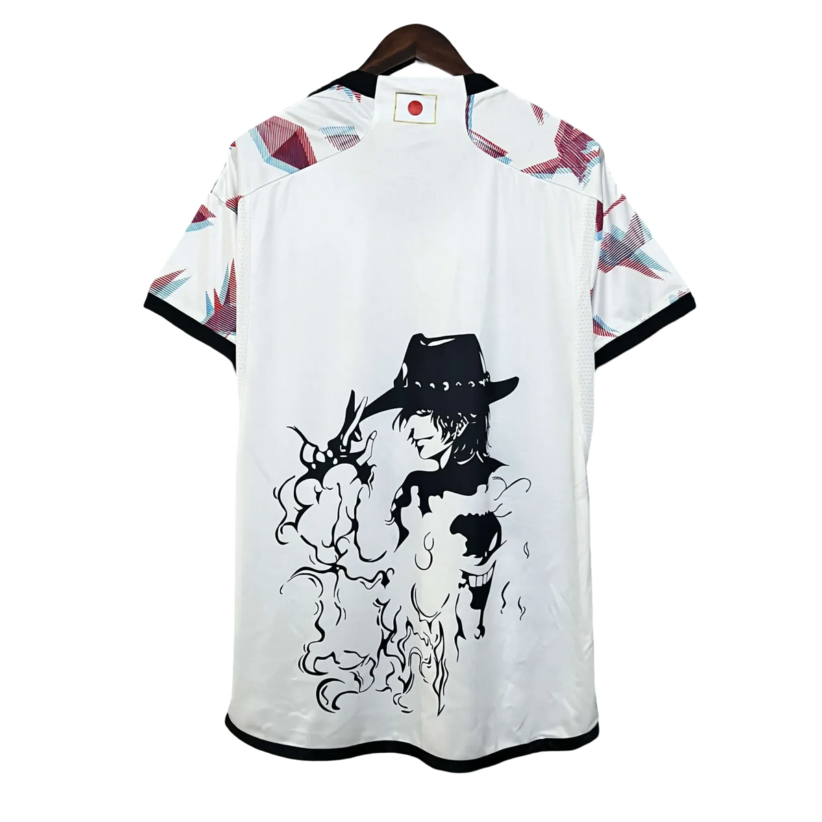 One Piece Portgas D Ace shirt featuring minimalist character portrait with contemplative expression