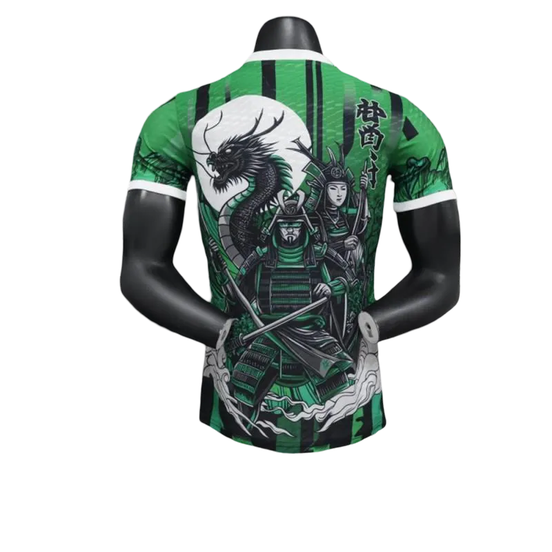 Collector’s Japan concept jersey green brushstroke – NipponKits