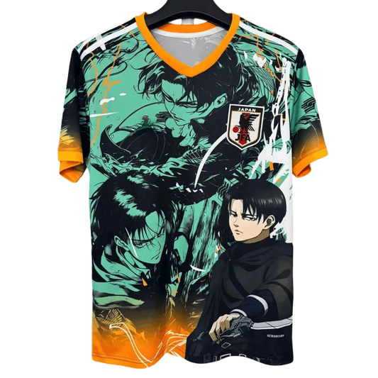 Japan Attack On Titan Green Jersey