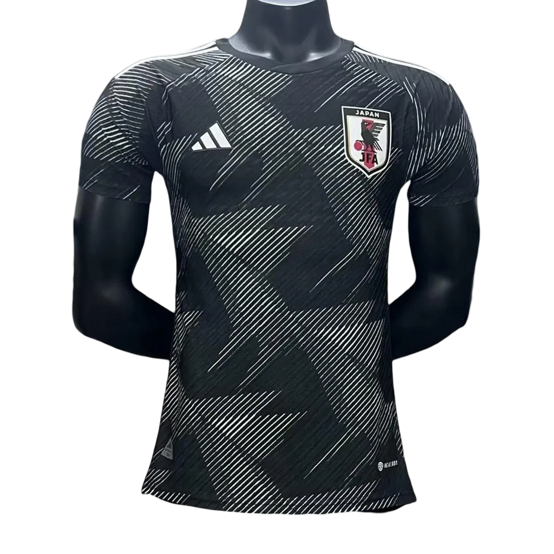 Japan BLACK Jersey Player Edition front view – NipponKits