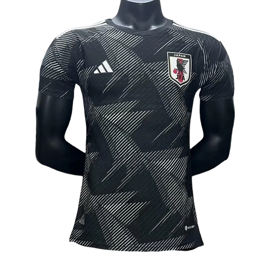 Japan BLACK Jersey Player Edition front view – NipponKits