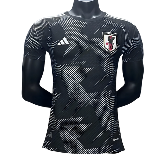 Japan BLACK Jersey Player Edition front view – NipponKits