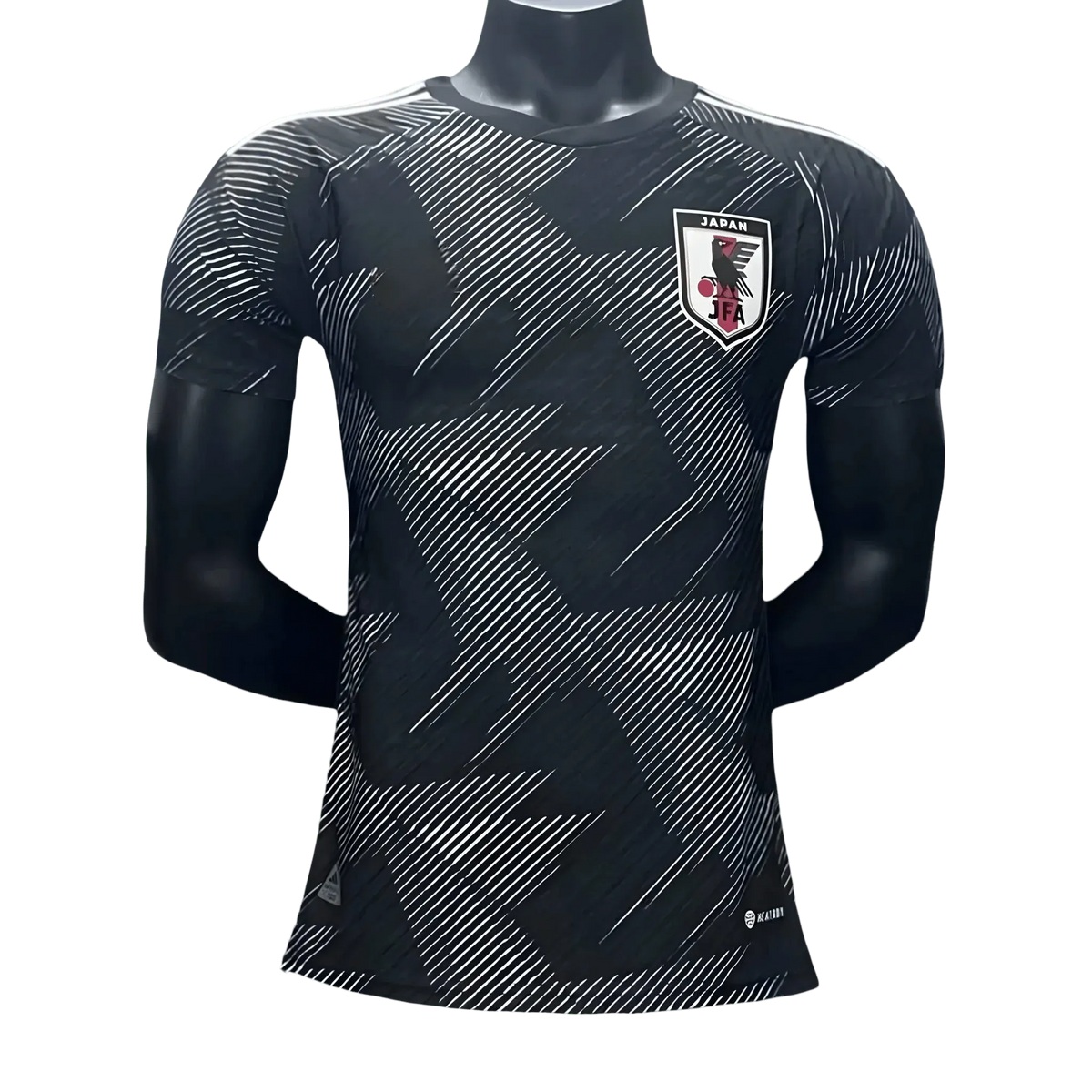 Japan BLACK Jersey Player Edition front view – NipponKits